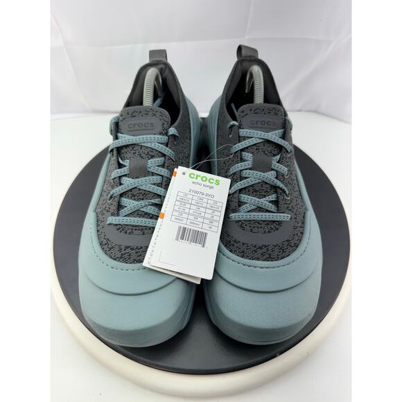 Crocs Echo Surge Men 8 Women 10 Pond‎ Gray Black Outdoor Comfort Athletic Shoes main image 6